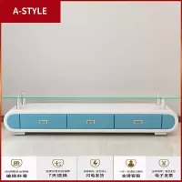 苏宁放心购简约电视柜 小户型茶几电视柜组合 钢化玻璃电视柜A-STYLE
