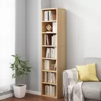 苏宁放心购 简约现代人造板式书房家具 书架简易落地格子多层柜子置物架家用学生卧室创意收纳柜书柜 A-STYLE