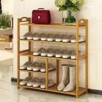 苏宁放心购鞋架平板木质经济型简易家用现代简约收纳组装楠竹防尘鞋柜鞋架子A-STYLE家具