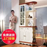 苏宁放心购地中海进玄关柜隔断柜客厅酒柜现代简约间厅柜鞋柜厅屏风柜子A-STYLE家具