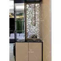 苏宁放心购隔断柜双面客厅间厅柜烤漆厅柜鞋柜花玄关屏风柜客厅间隔柜A-STYLE家具
