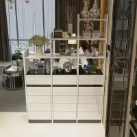 苏宁放心购鞋柜烤漆简约现代组合柜 高低隔断厅柜 玄关阶梯双面烤漆鞋柜A-STYLE家具