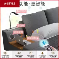 苏宁放心购布艺床榻榻米床简约现代双人床1.8米可拆洗布床主卧软包床婚床A-STYLE家具