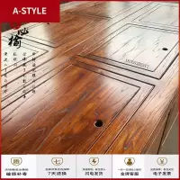 苏宁放心购老榆木榻榻米箱体床 全实木落地式箱体组合 移动带抽屉储物双人床A-STYLE家具
