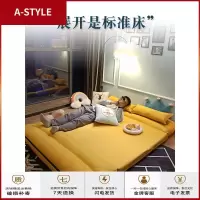苏宁放心购懒人沙发床榻榻米折叠可爱单人双人两用卧室小户型躺椅简易网红款A-STYLE家具