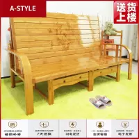 苏宁放心购折叠床竹床两用多功能沙发床单人1.2米双人1.5米板式床午休简易床A-STYLE家具