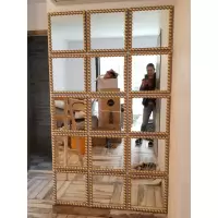 苏宁放心购客厅装饰镜子玄关艺术镜背景墙轻奢餐边镜挂墙创意餐厅壁挂组合镜A-STYLE