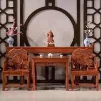 苏宁放心购农村堂屋家具中堂六件套榆木实木八仙桌中式仿古明清条案供桌组合A-STYLE