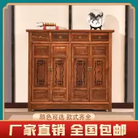 苏宁放心购中式全实木鞋柜花厅玄关柜家用收纳储物柜客厅鞋架酒店餐边柜A-STYLE