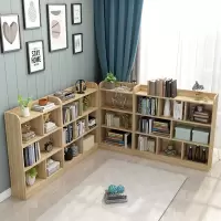 苏宁放心购儿童书架落地简约现代组合书柜安全圆角学生教室储物柜简易置物架A-STYLE
