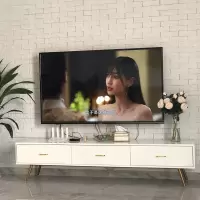 苏宁放心购北欧电视柜茶几组合轻奢现代简约客厅ins风卧室白色烤漆地柜新款A-STYLE