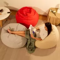 苏宁放心购懒人沙发豆袋小户型网红单人榻榻米卧室凳子可爱南瓜沙发椅子女生A-STYLE