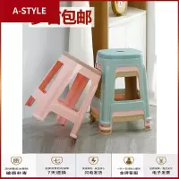 苏宁放心购塑料凳子家用加厚塑料凳经济型高凳餐桌板凳方凳椅子客厅胶凳登子A-STYLE
