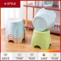 苏宁放心购加厚小凳子塑料椅子换鞋凳家用小板凳儿童矮凳沙发穿鞋凳成人圆凳A-STYLE