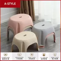 苏宁放心购惬艺小凳子简约加厚塑料小板凳浴室防滑矮凳椅成人儿童餐桌凳家用A-STYLE