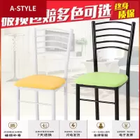 苏宁放心购简易餐厅椅子靠背家用简约现代饭店快餐椅时尚酒店餐桌椅铁艺成人A-STYLE