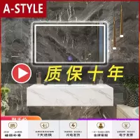 苏宁放心购北欧大理石洗手盆柜卫生间洗手台洗漱台现代简约洗脸盆洗手池组合A-STYLE