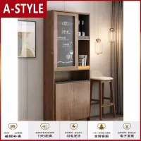 苏宁放心购折叠伸缩餐桌边柜组合小户型多功能家用壁挂墙变形隐藏式吧台一体A-STYLE家具