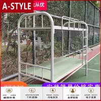 苏宁放心购铁床上下铺员工宿舍床双层铁架床子母床架子床上下床加厚双人(具体运费请咨询客服)A-STYLE家具
