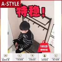 苏宁放心购换鞋凳挂衣架一体家用可坐鞋架玄关衣帽架坐垫收纳鞋柜凳子A-STYLE家具