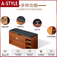 苏宁放心购鞋柜家用口换鞋凳鞋柜试鞋凳式进可坐储物收纳凳子防尘免安装A-STYLE家具