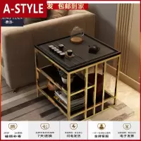 苏宁放心购轻奢阳台小茶台茶桌椅组合家用客厅办公室茶几方形功夫火烧石茶车A-STYLE家具
