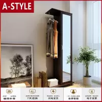 苏宁放心购多功能旋转穿衣镜柜全身镜简约现代落地试衣镜子深胡桃色其他客厅卧室欧式田园A-STYLE家具