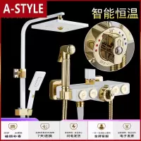 苏宁放心购恒温淋浴花洒套装家用全铜北欧式浴室沐浴淋雨喷头卫浴A-STYLE