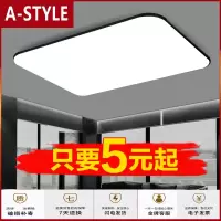 苏宁放心购LED吸顶灯长方形客厅灯简约现代大气家用超薄卧室灯餐厅灯饰灯具A-STYLE