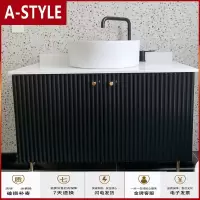 苏宁放心购现代简约轻奢浴室柜组合智能北欧洗脸盆洗手盆洗漱台卫生间卫浴柜A-STYLE