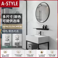苏宁放心购北欧洗手盆洗脸盆柜组合小户型挂墙式卫生间洗漱台阳台盆厕所家用A-STYLE