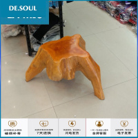 苏宁放心购根凳子树根坐登花架底座实木圆墩子原木树桩木桩木头树墩登