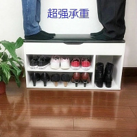 鞋架鞋柜简易换鞋凳收纳凳储物简约现代多功能厅柜沙发凳子家用