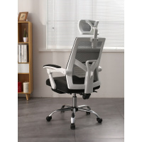 电脑椅家用舒适休闲办公椅可躺弓形网布椅子学生椅透气电竞游戏椅