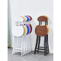 椅子家用懒人便携休闲凳子折叠靠背电脑椅时尚简约办公室创意餐椅