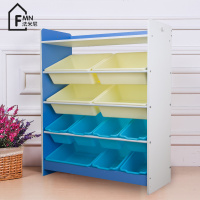 儿童玩具架收纳架塑料宝宝书架玩具幼儿园玩具整理架收纳箱整理柜
