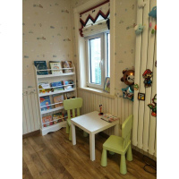 实木儿童书架书柜子墙上壁挂环保落地绘本书架置物架幼儿园宝宝