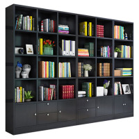 书柜柜子自由组合储物柜带书柜书架简约现代置物柜客厅书柜书橱