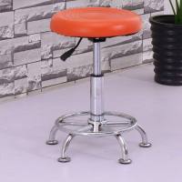 椅酒吧椅皮凳子吧台椅办公椅小圆椅子可升降旋转小圆凳转椅理发。