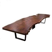 实木大板茶桌实木板材 不规则边整木大板实木原木大板茶几桌面板