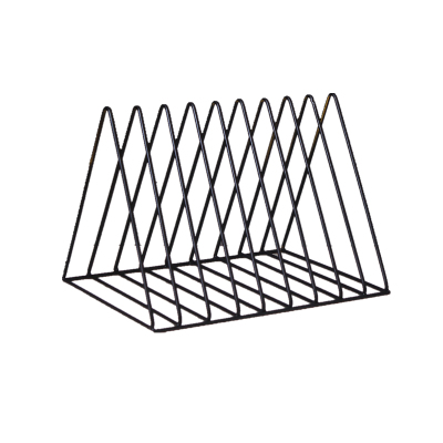 北欧简约金属三角书架报刊杂志架铁艺书报架客厅书房桌面收纳装饰