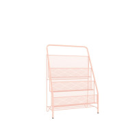 北欧简约铁艺杂志书刊架置物架简易落地儿童绘本小书架小学生书柜