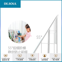 书香盒子书架铁艺基础无味子结实中国小学生玩具增高收纳笔筒杂志架琴韵落地书香 米白