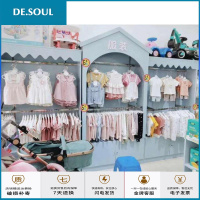 母婴店奶粉木质展柜凯儿得乐纸尿裤展示柜宠物玩具货架童装展示架