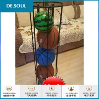 球类置物架铁艺篮球收纳 足球货架 排球展示架玩具球架 皮球收纳 DDRZ