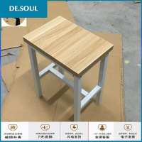 家用餐馆饭店小吃店餐厅椅子简易组装餐桌椅简约现代钢木餐椅