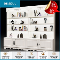 仁满欧式化妆品展示柜美甲店货柜货架展示架药店展柜院产品陈列柜 多买多优惠