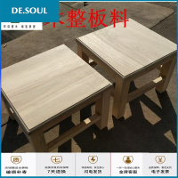 复古茶餐厅馆家用书店咖啡厅香樟木凳 实木凳子时尚矮凳子板凳换鞋凳 加厚加固椅子 禅凳方凳实用 39X39X30厘米