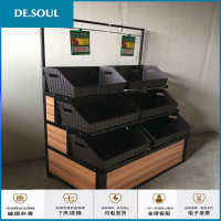 新款果蔬架水果蔬菜架超市蔬菜水果货架多功能水果展示架生鲜货架