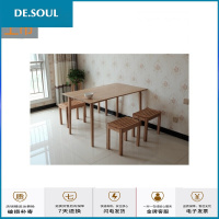 木之屋实木餐桌红橡木白蜡木餐台北欧简约饭桌原木餐厅家具